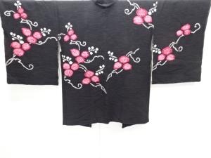 未使用品　絞り花唐草模様絵羽織